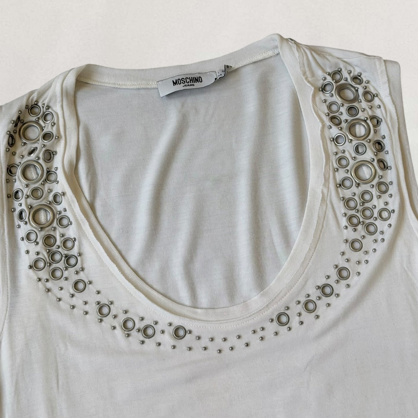 Moschino grommet vest