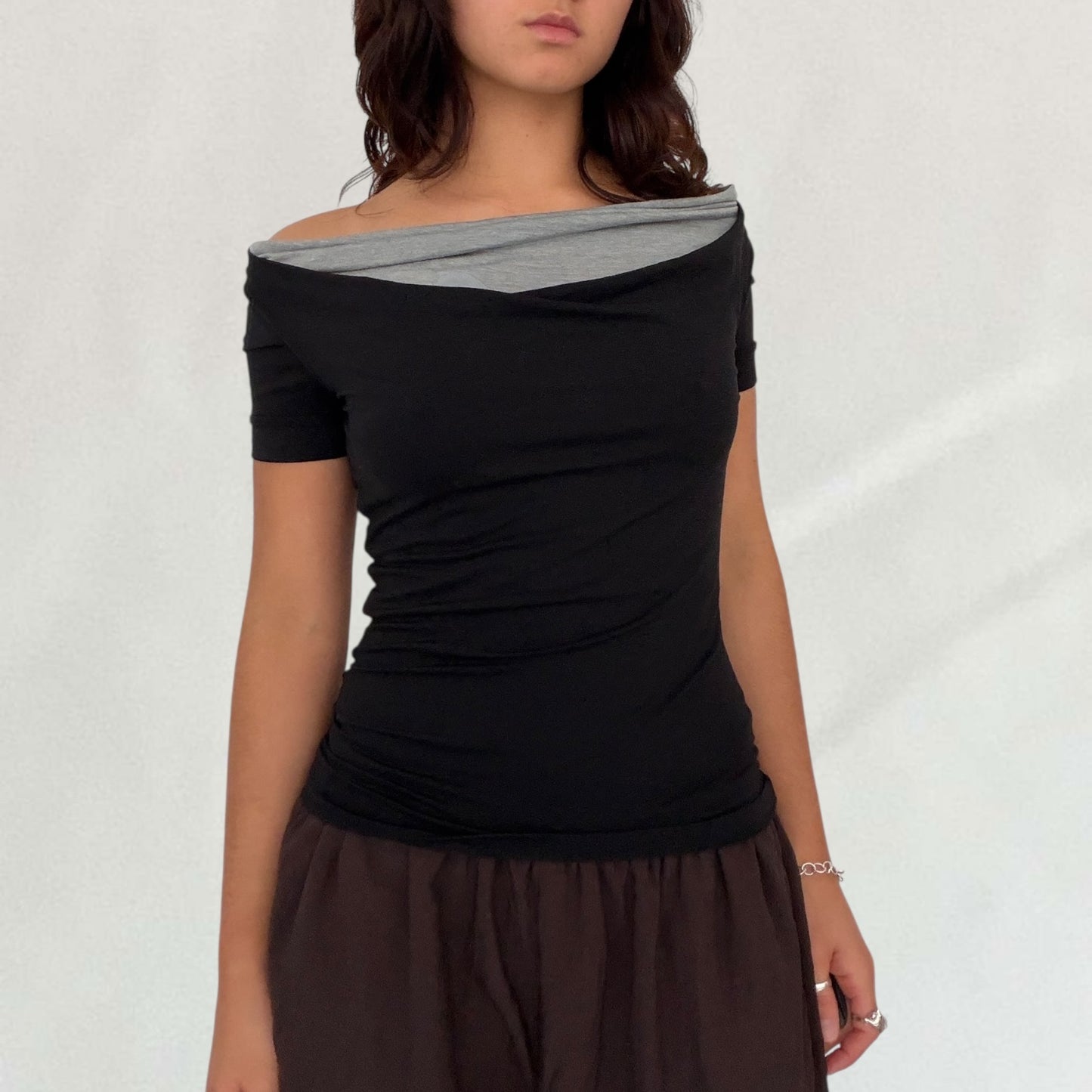 Cop Copine cowl neck T-shirt