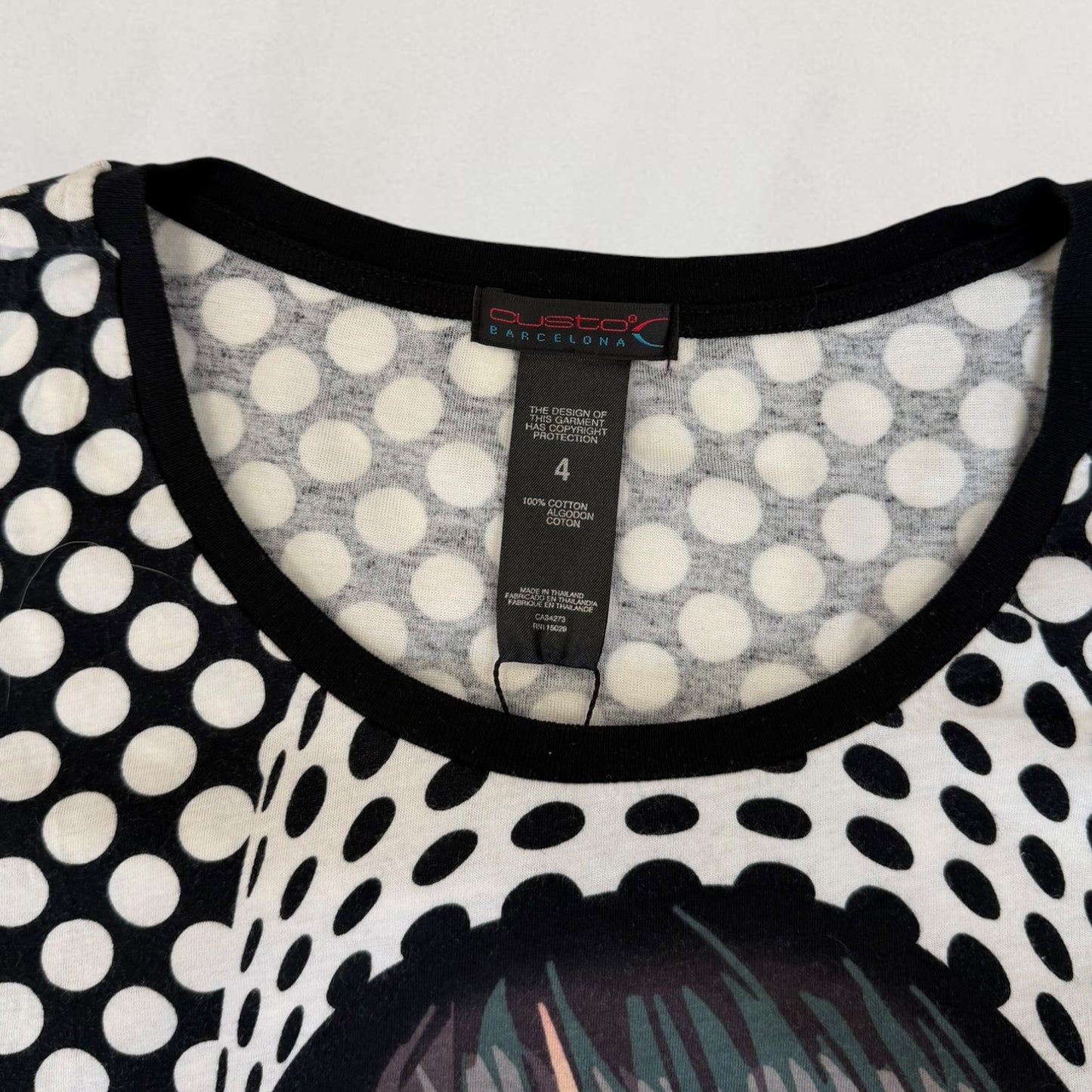 Barcelona polka dot T-shirt