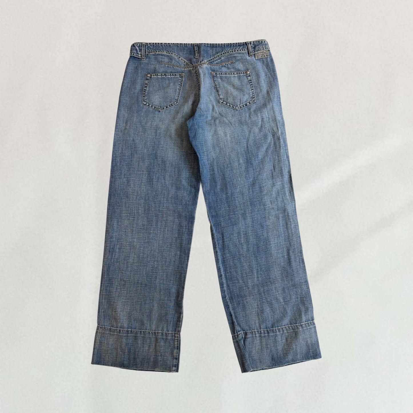 Marithé + François Girbaud buckle jeans