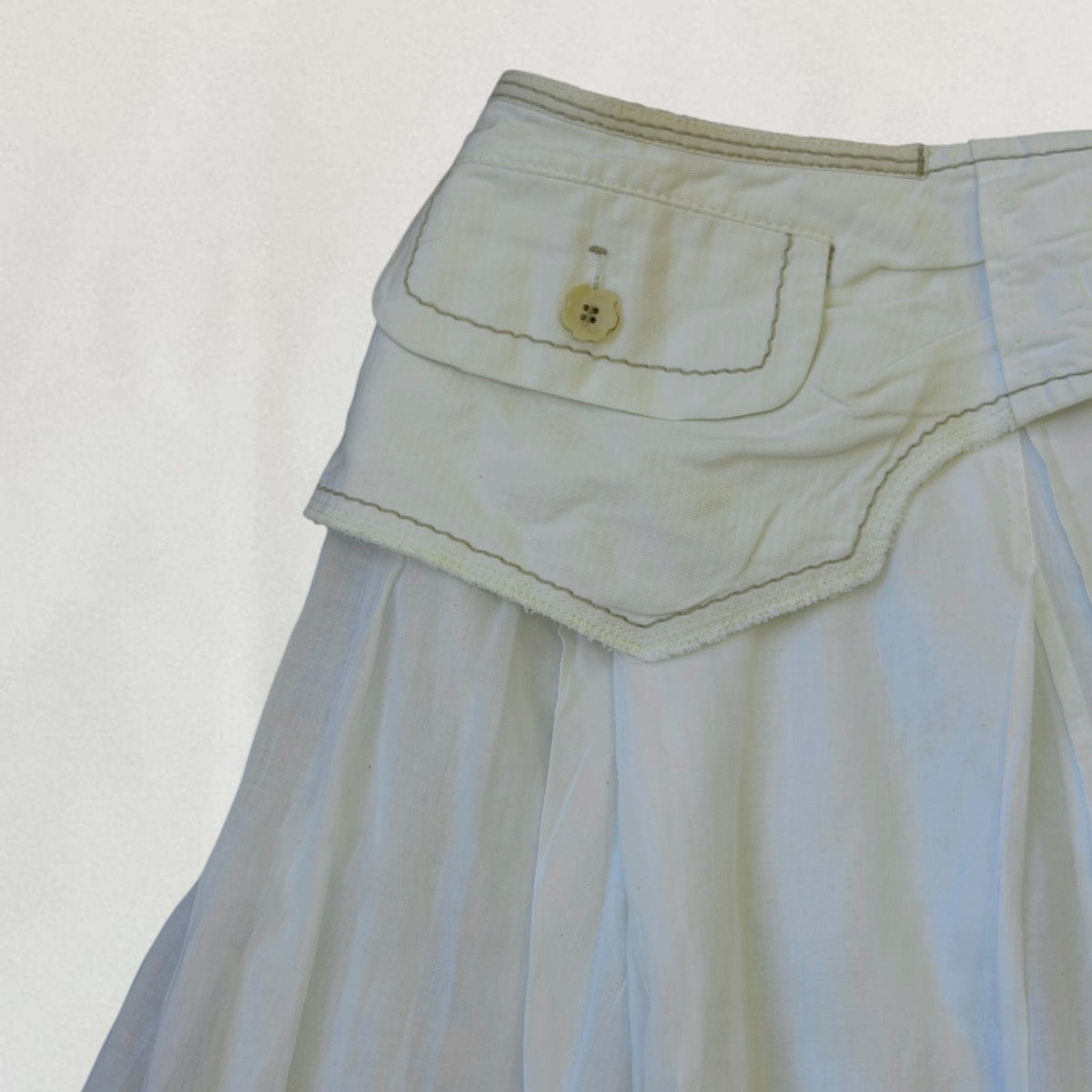 Marithé + François Girbaud midi skirt