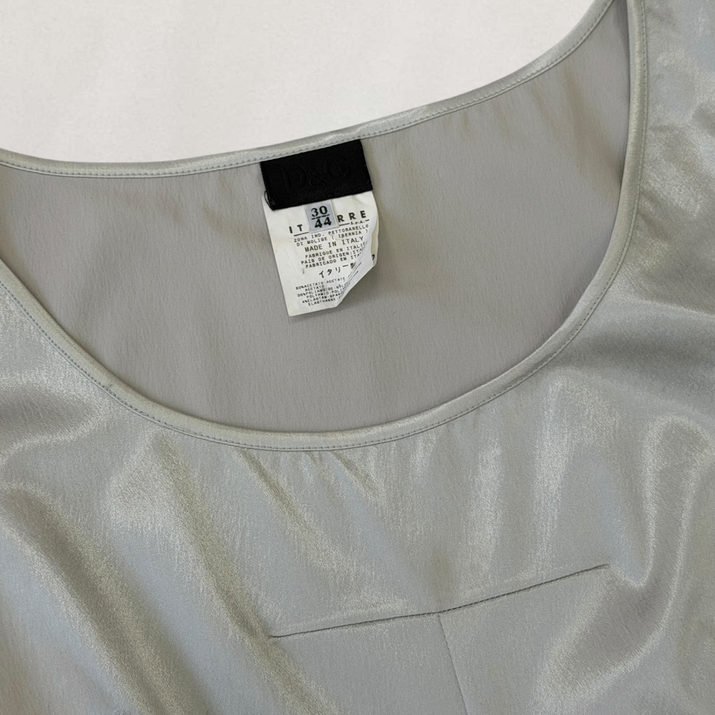 Dolce and Gabbana satin top