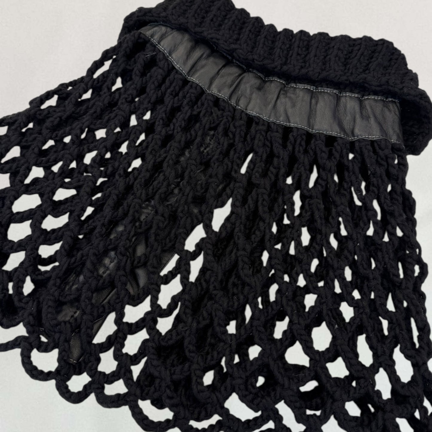 Armani knitted poncho