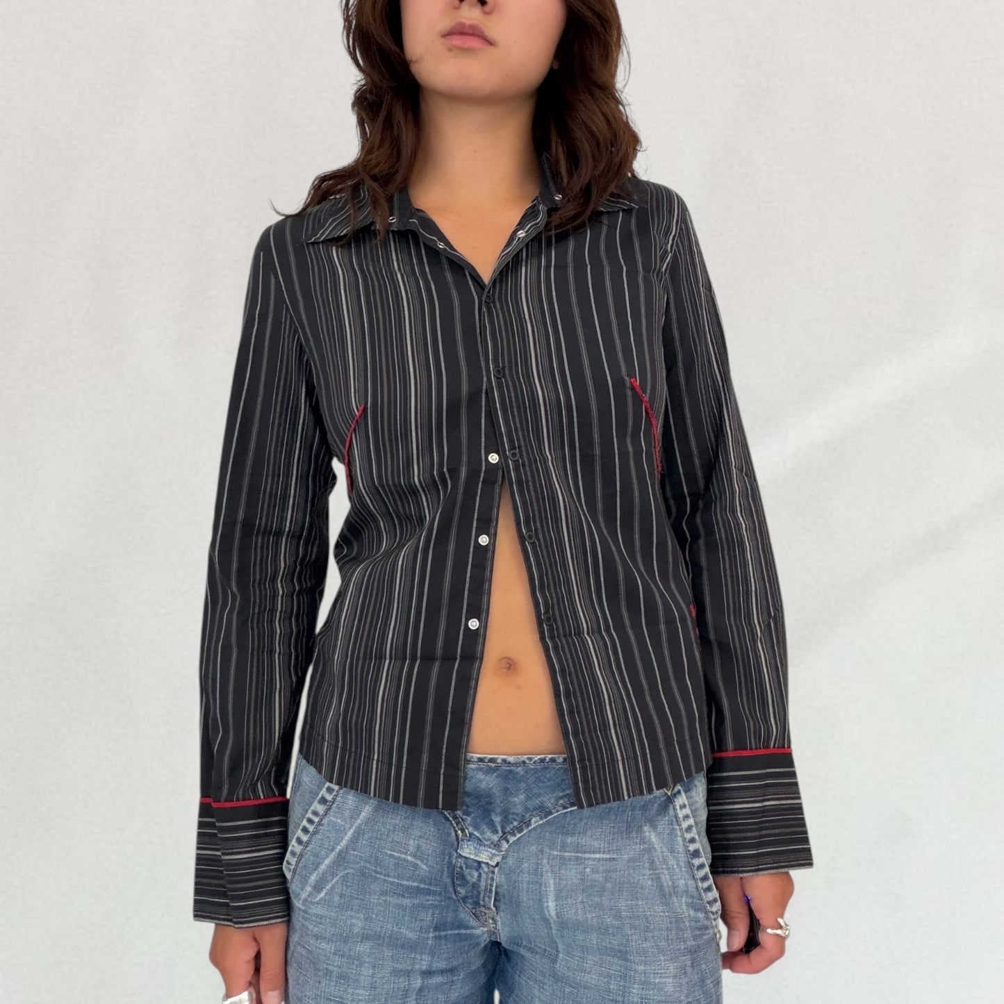 Cop Copine pinstripe shirt