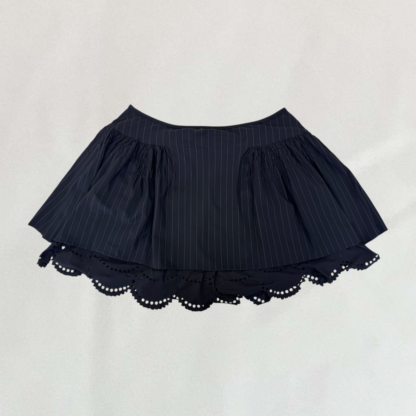 Marithé + François Girbaud pinstripe skirt