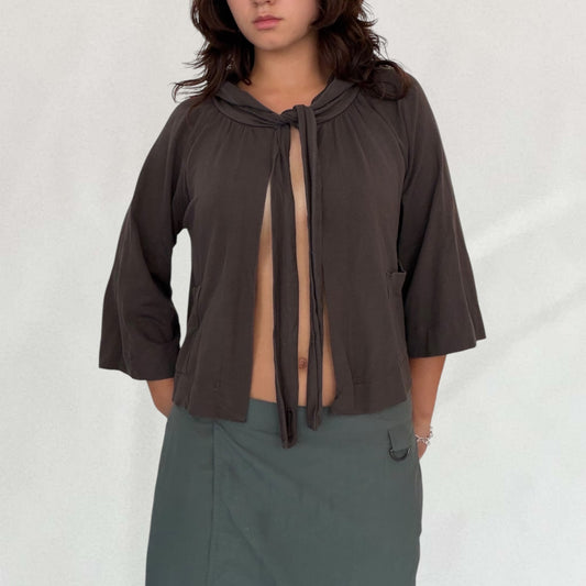 Cop Copine hooded poncho
