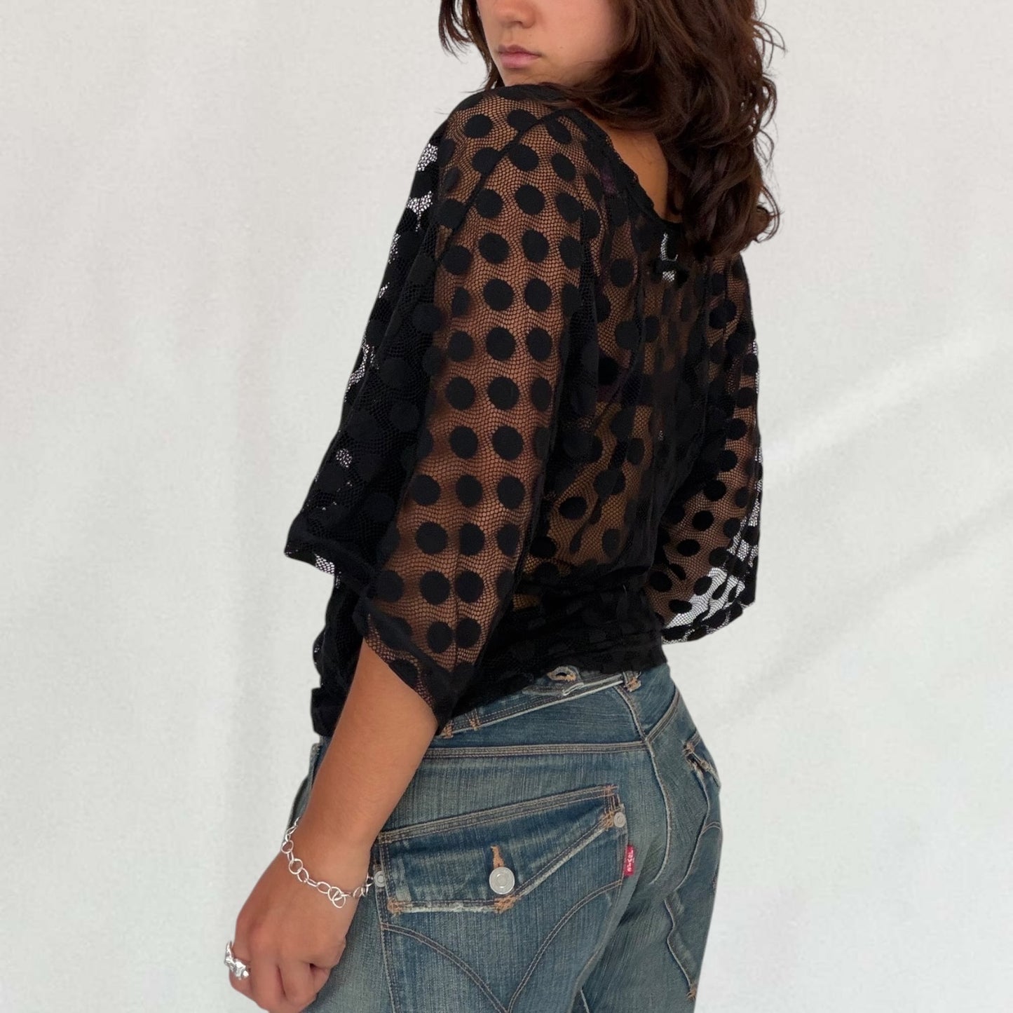 Jean Paul Gaultier polka dot top