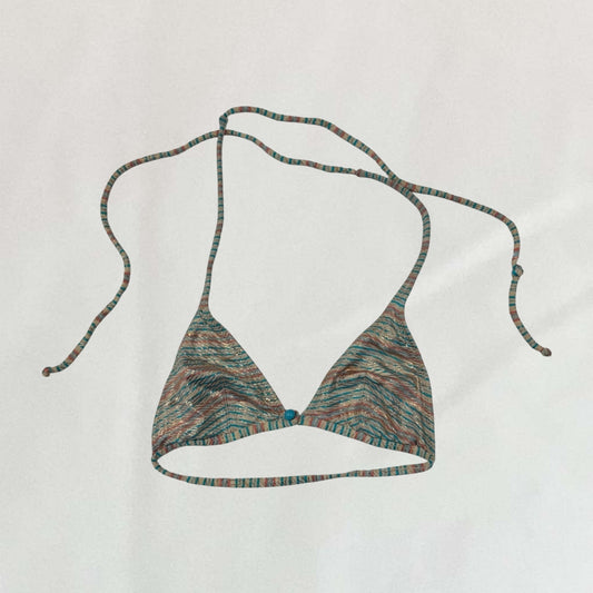 Custo Barcelona striped bikini top