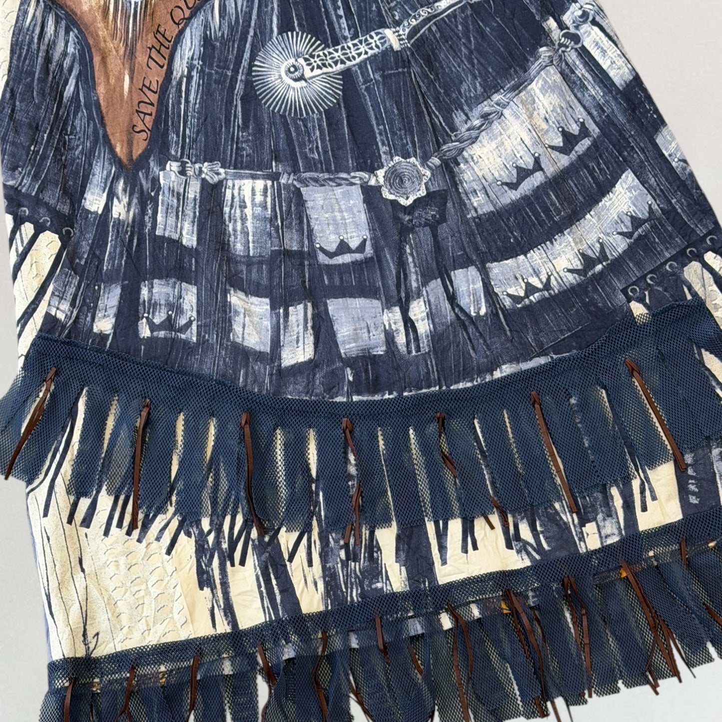 Save The Queen graphic dress