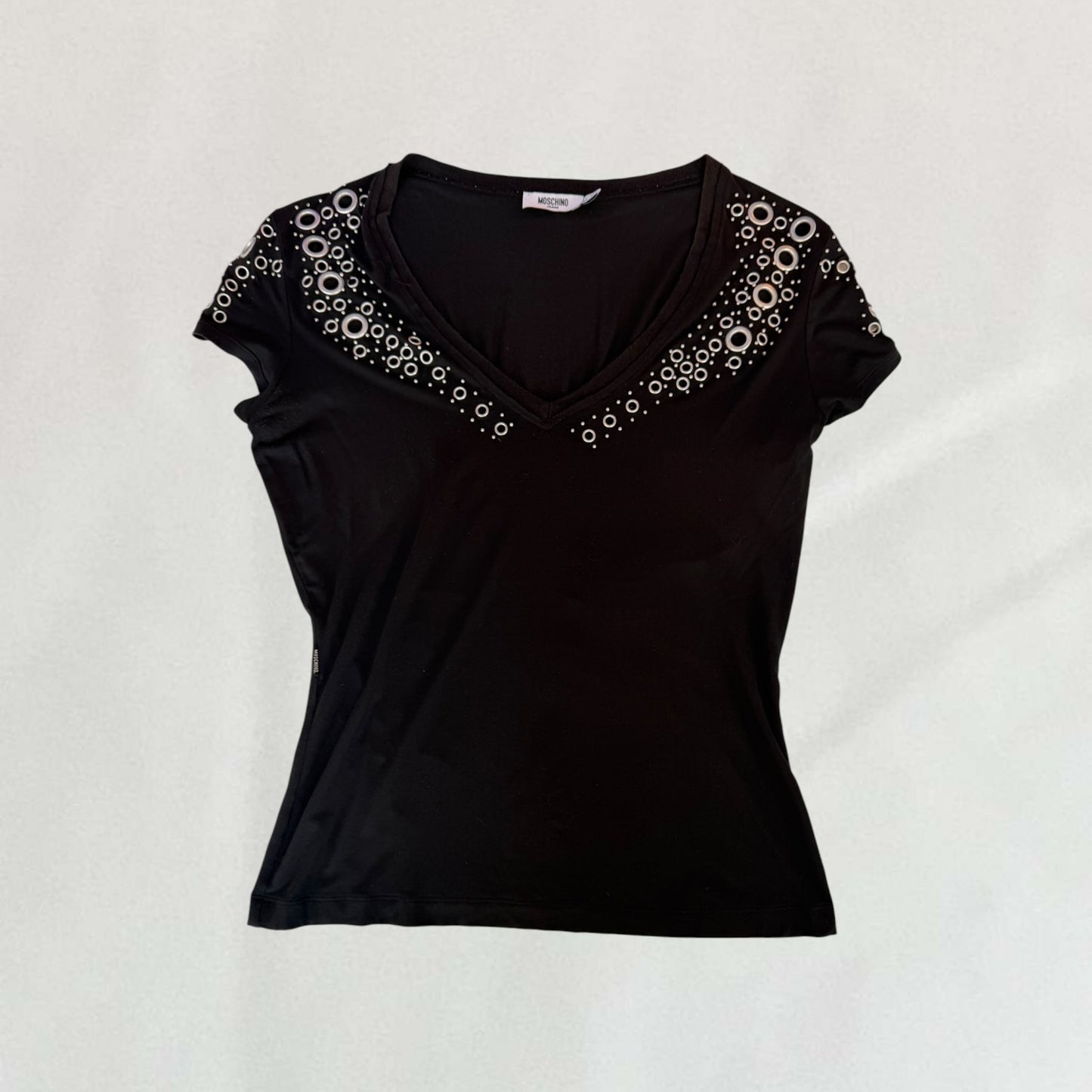Moschino grommet T-shirt