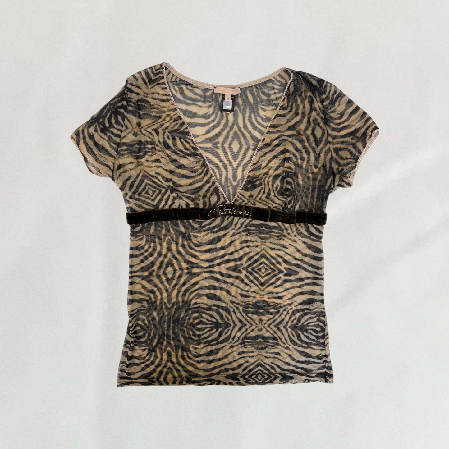 Roberto Cavalli tiger print T-shirt