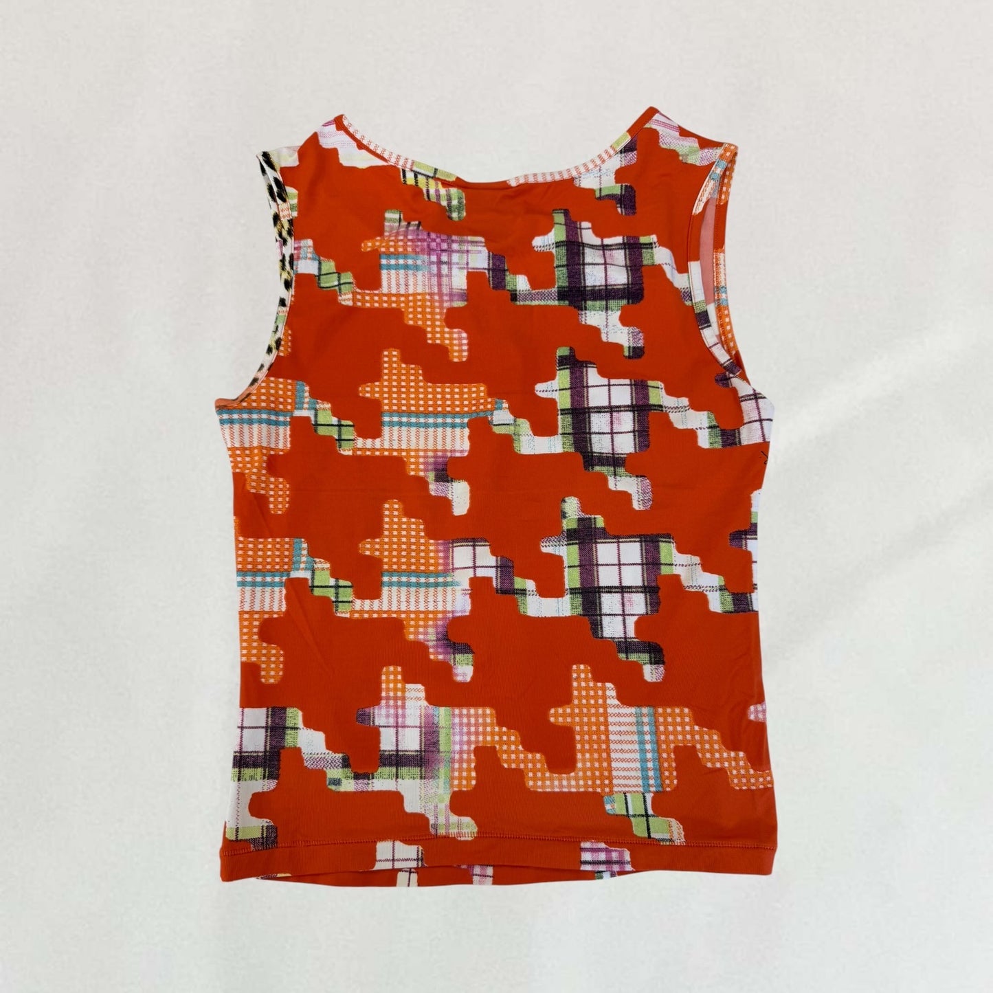 Roberto Cavalli houndstooth vest