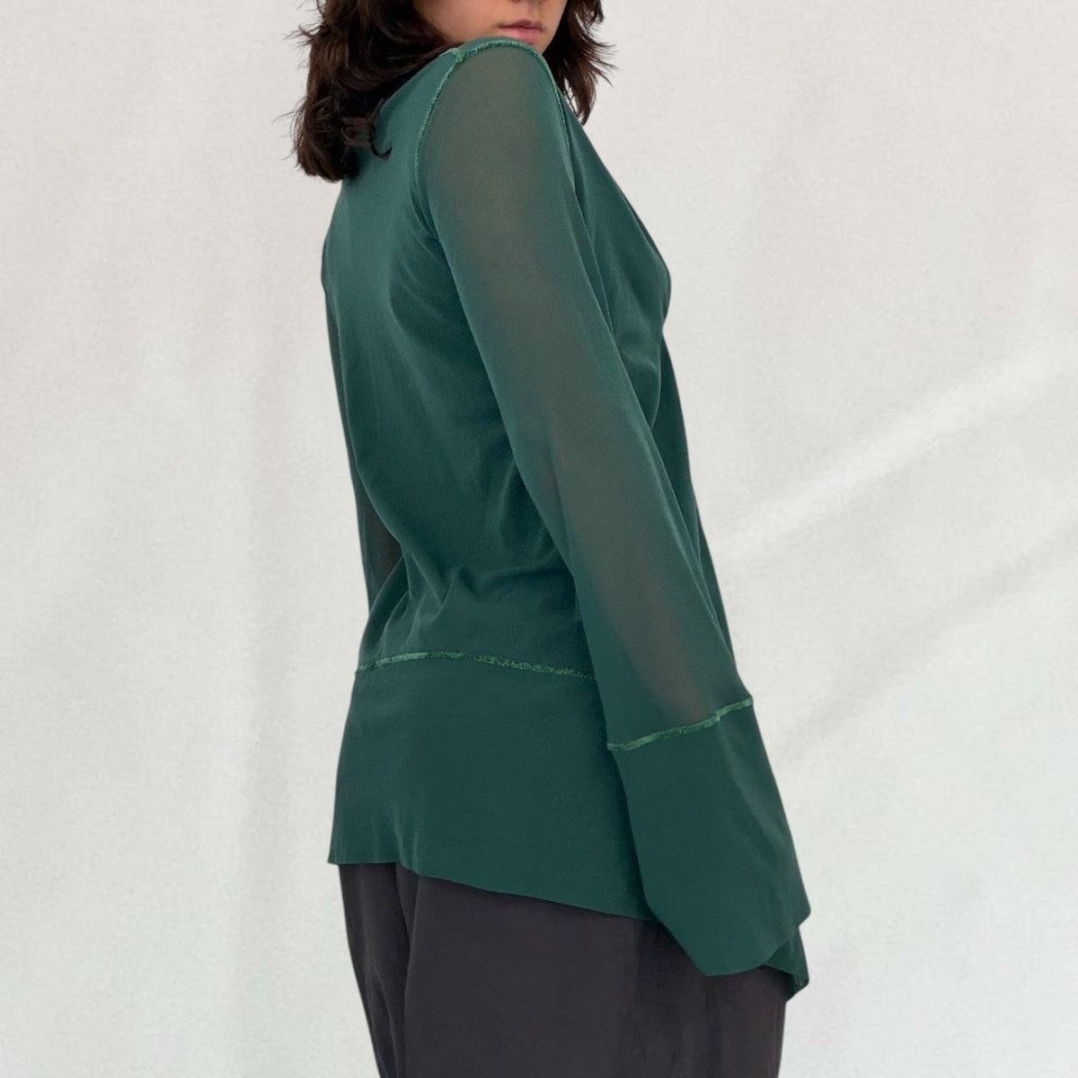 Jean Paul Gaultier tie front top