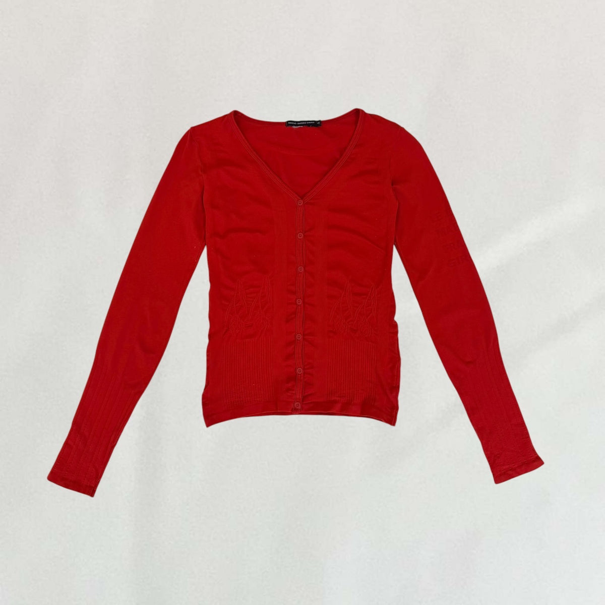 Marithé + François Girbaud stretch cardigan