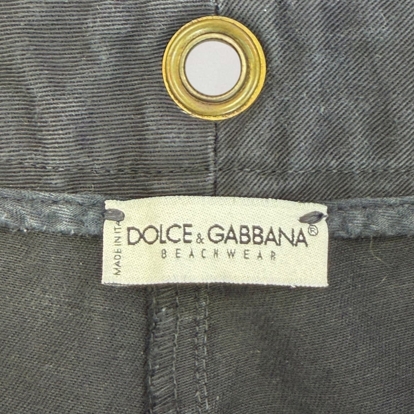 Dolce & Gabbana grommet capris