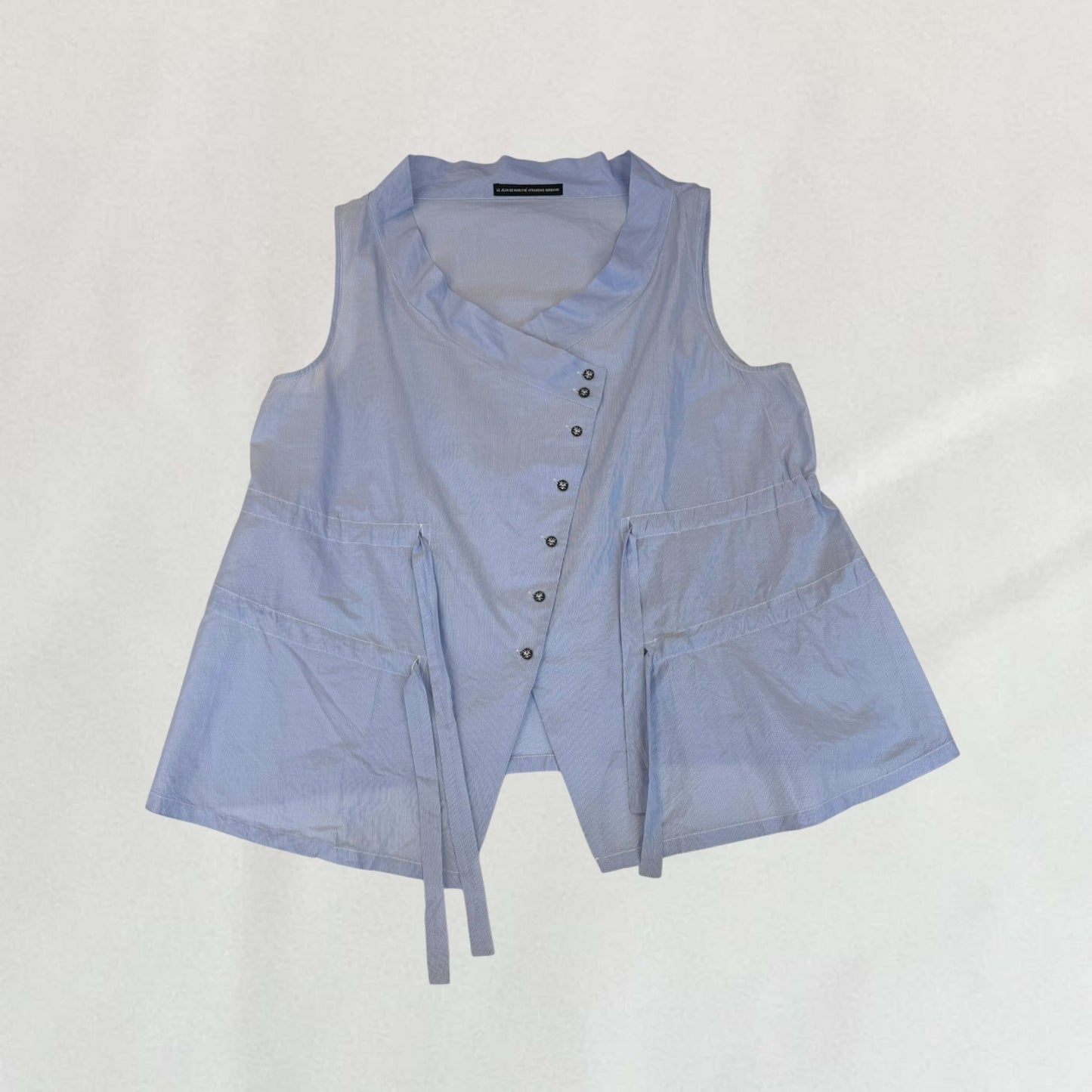 Marithé + François Girbaud gathered blouse