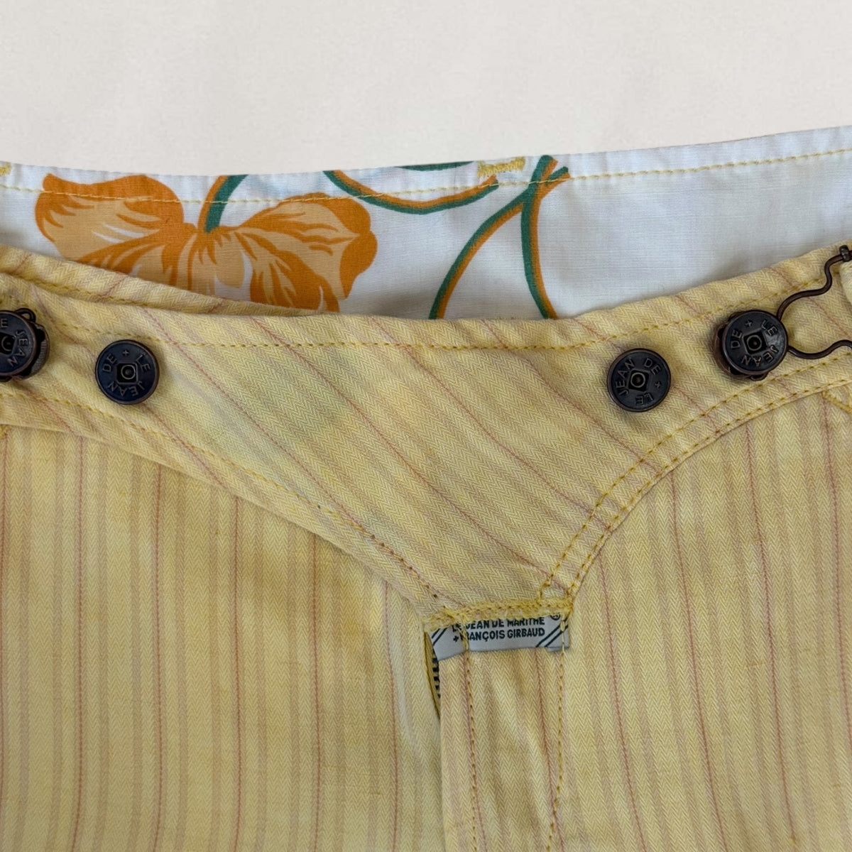 Marithé + François Girbaud buckle detail trousers
