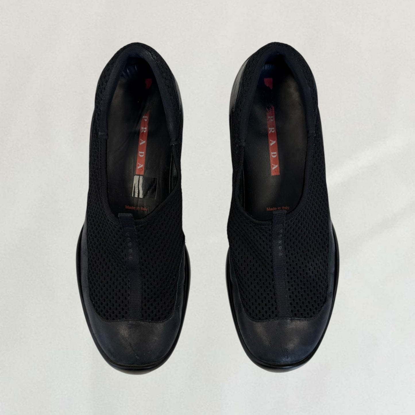 Prada netted shoes