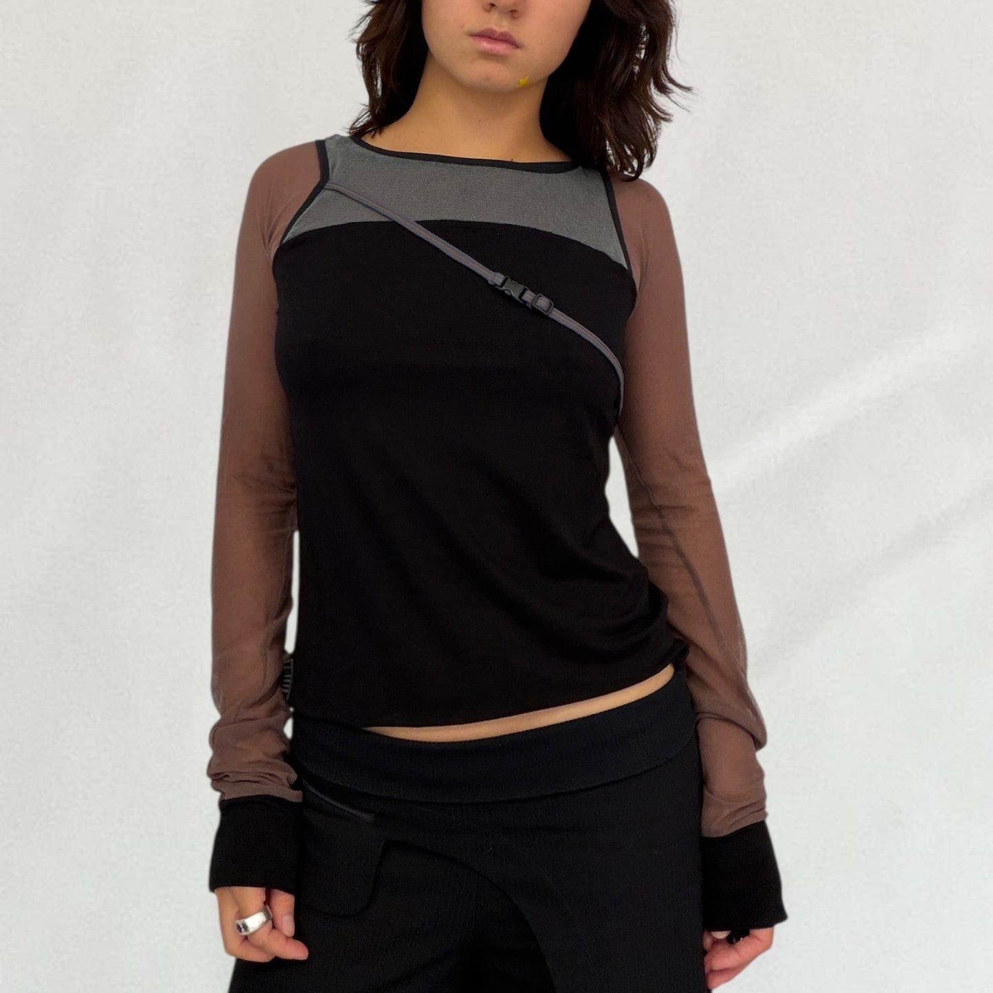 Cop Copine double layered top