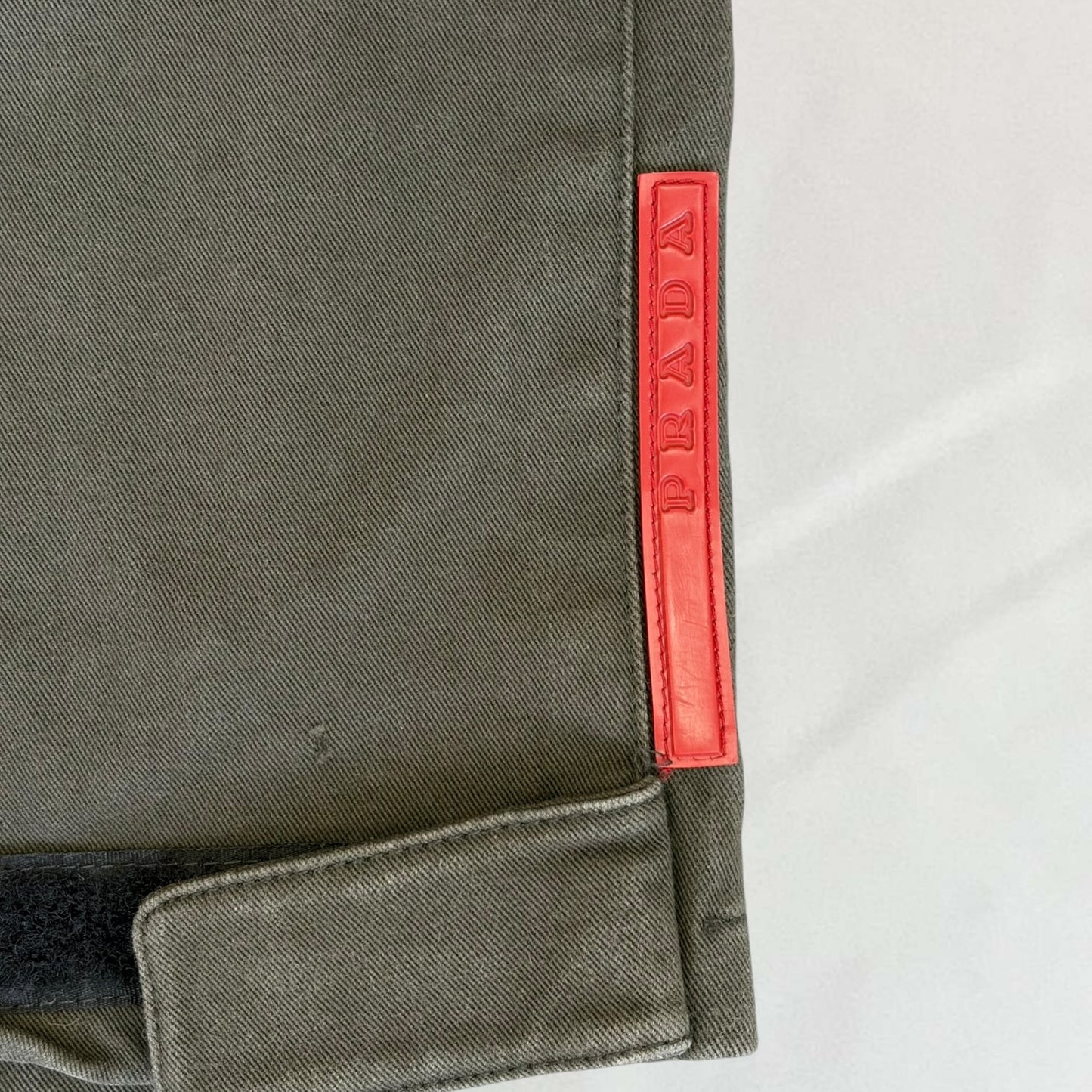 Prada wide leg trousers