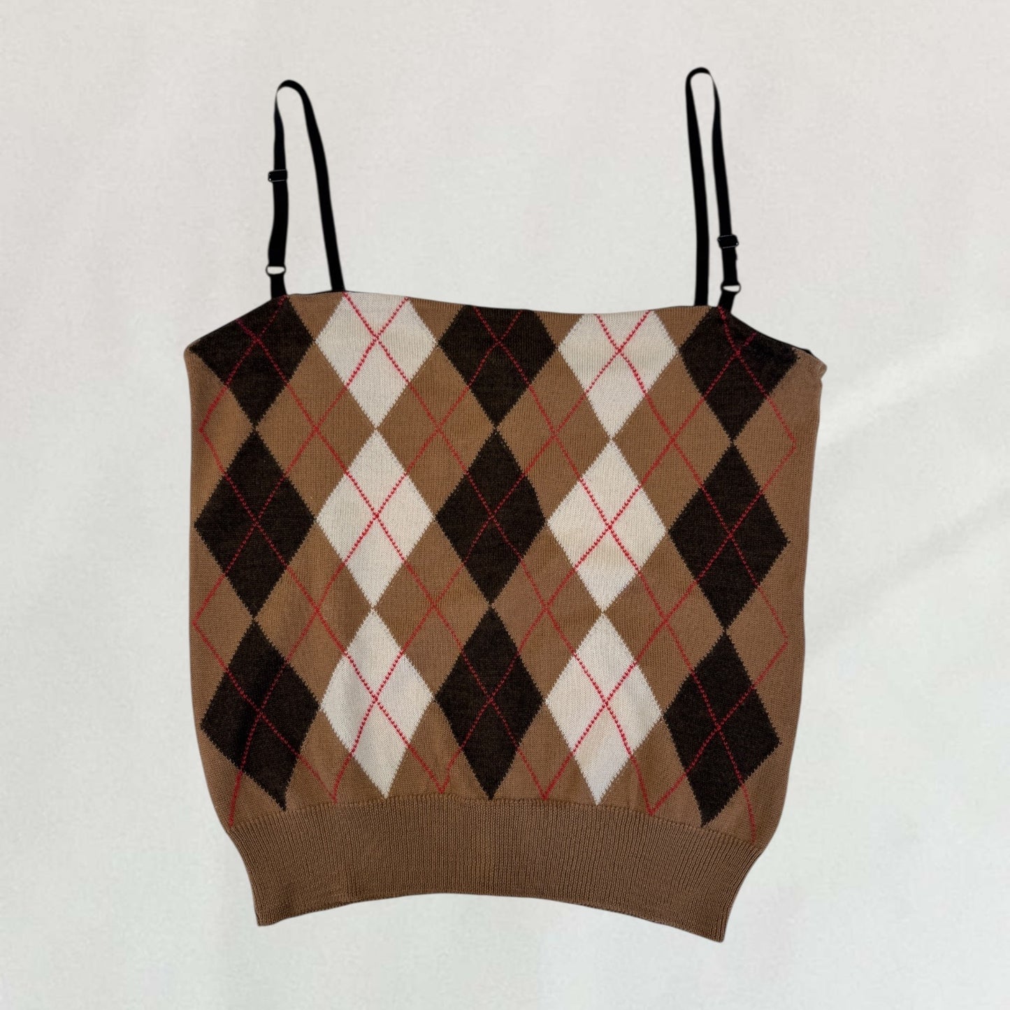 Dolce & Gabbana argyle cami