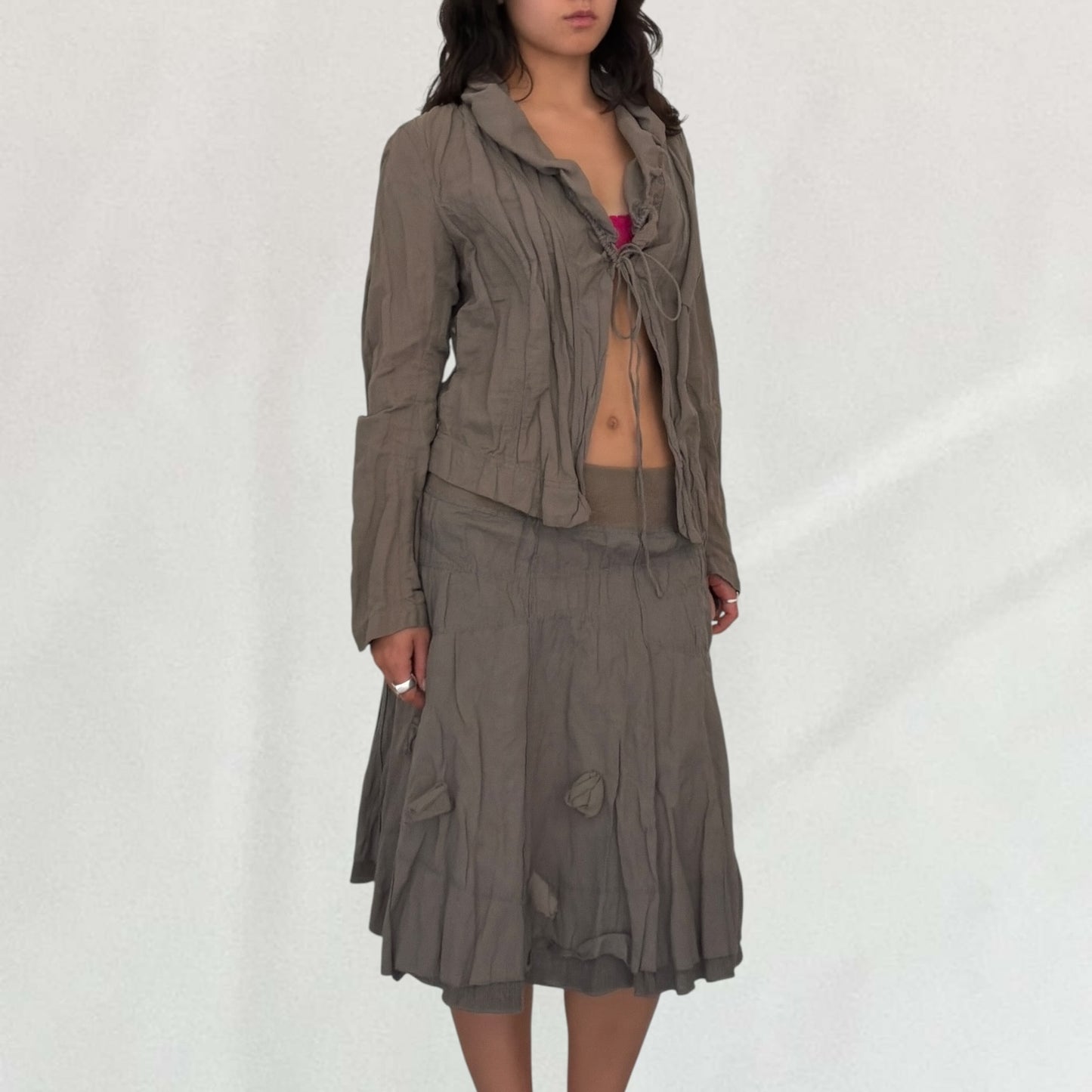 Cop Copine skirt and jacket set