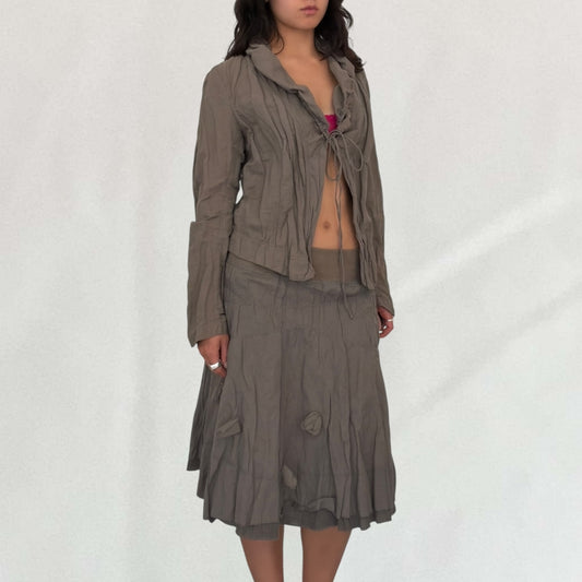 Cop Copine skirt and jacket set