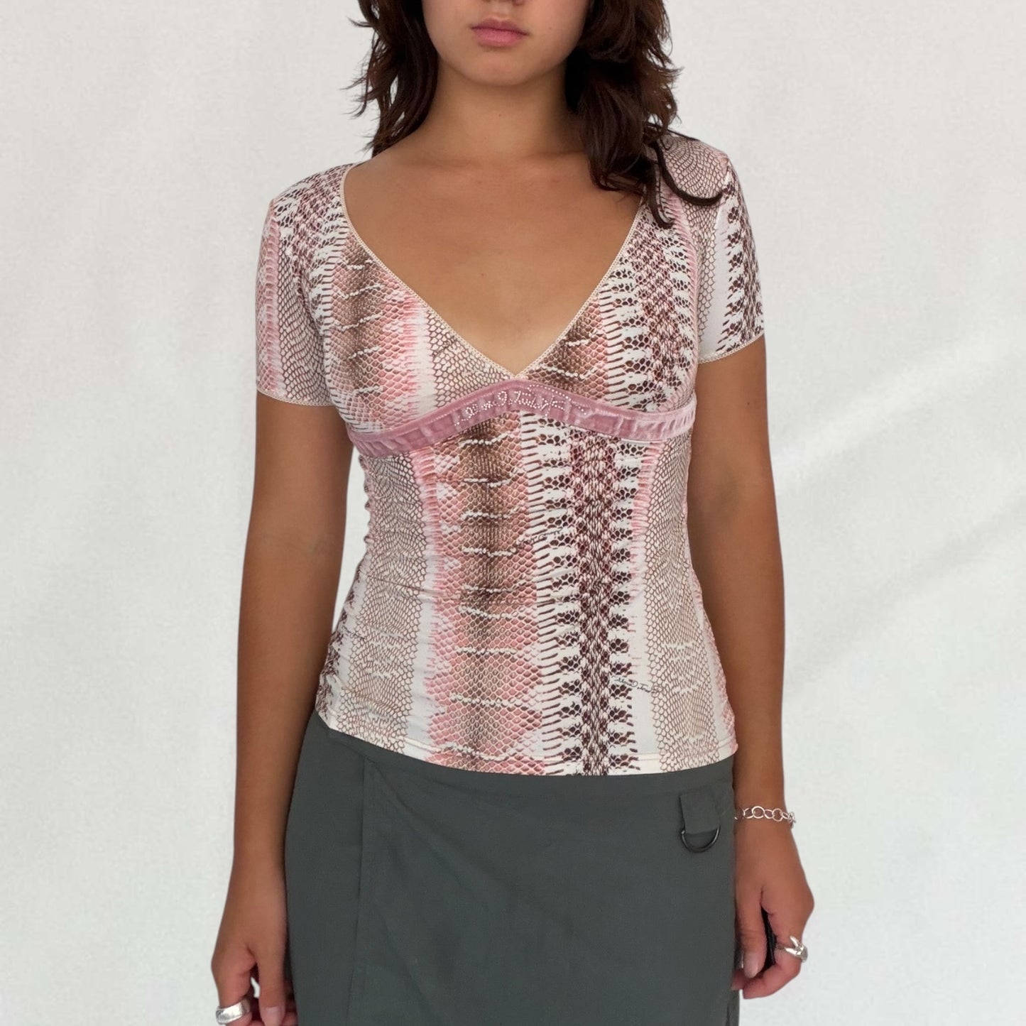 Roberto Cavalli V-neck T- shirt