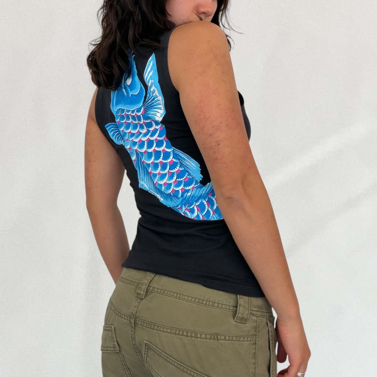 Moschino koi fish vest