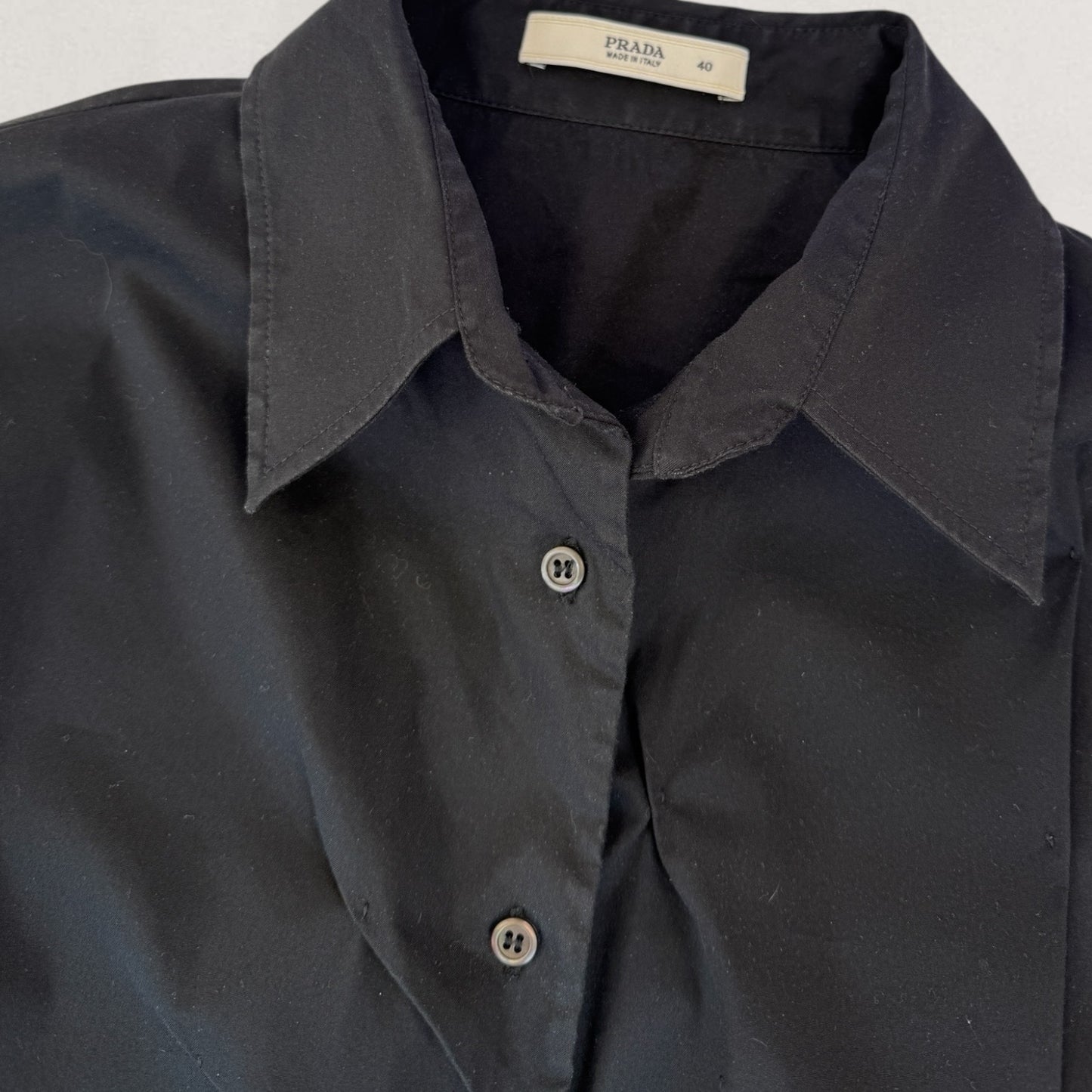 Prada ruched shirt