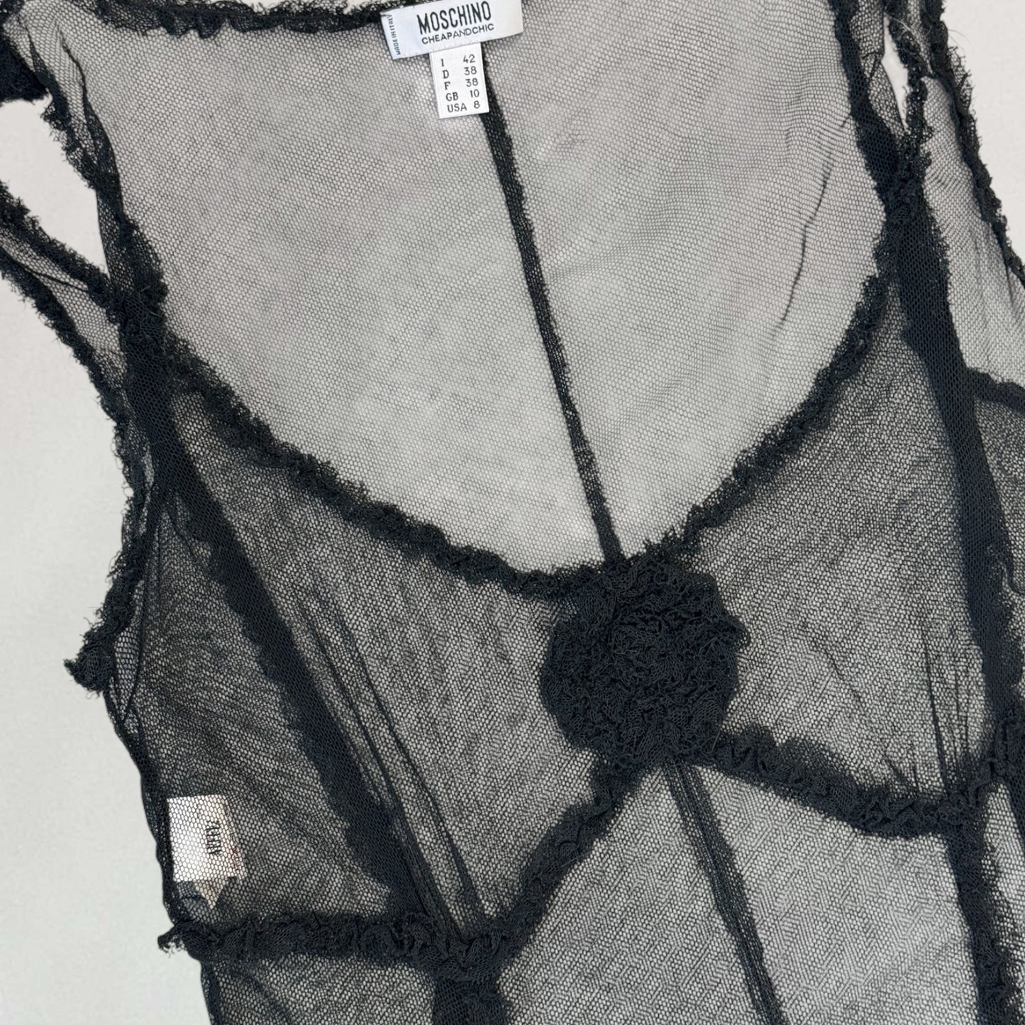 Moschino sheer dress