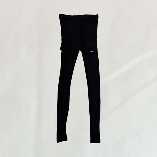 Miss Sixty skirt over leggings