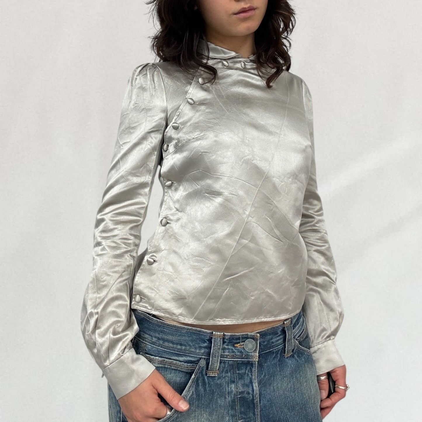 Prada asymmetric shirt