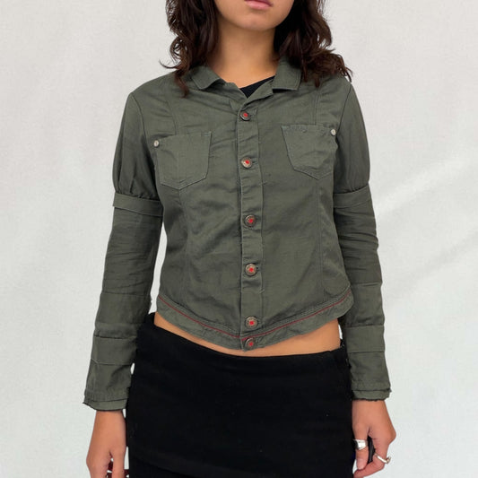 Marithé + François Girbaud button up jacket