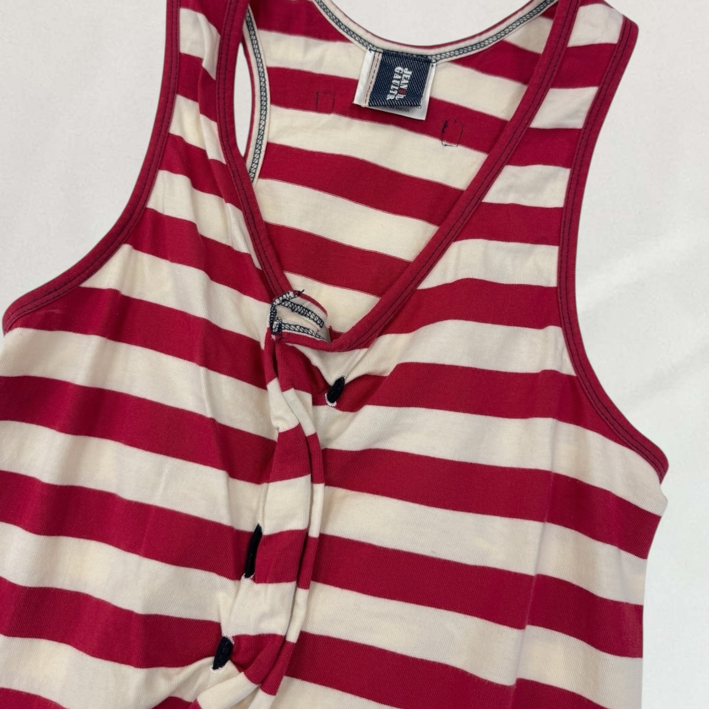Jean Paul Gaultier striped tank top