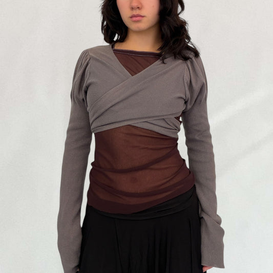 Cop Copine wrap bolero