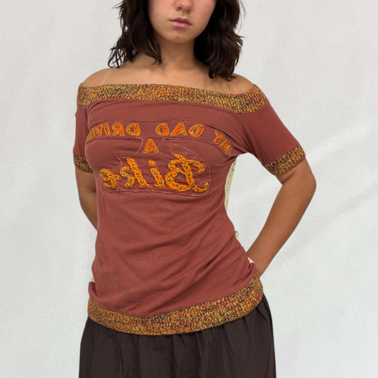 Custo Barcelona “my dad drives a bike” T-Shirt