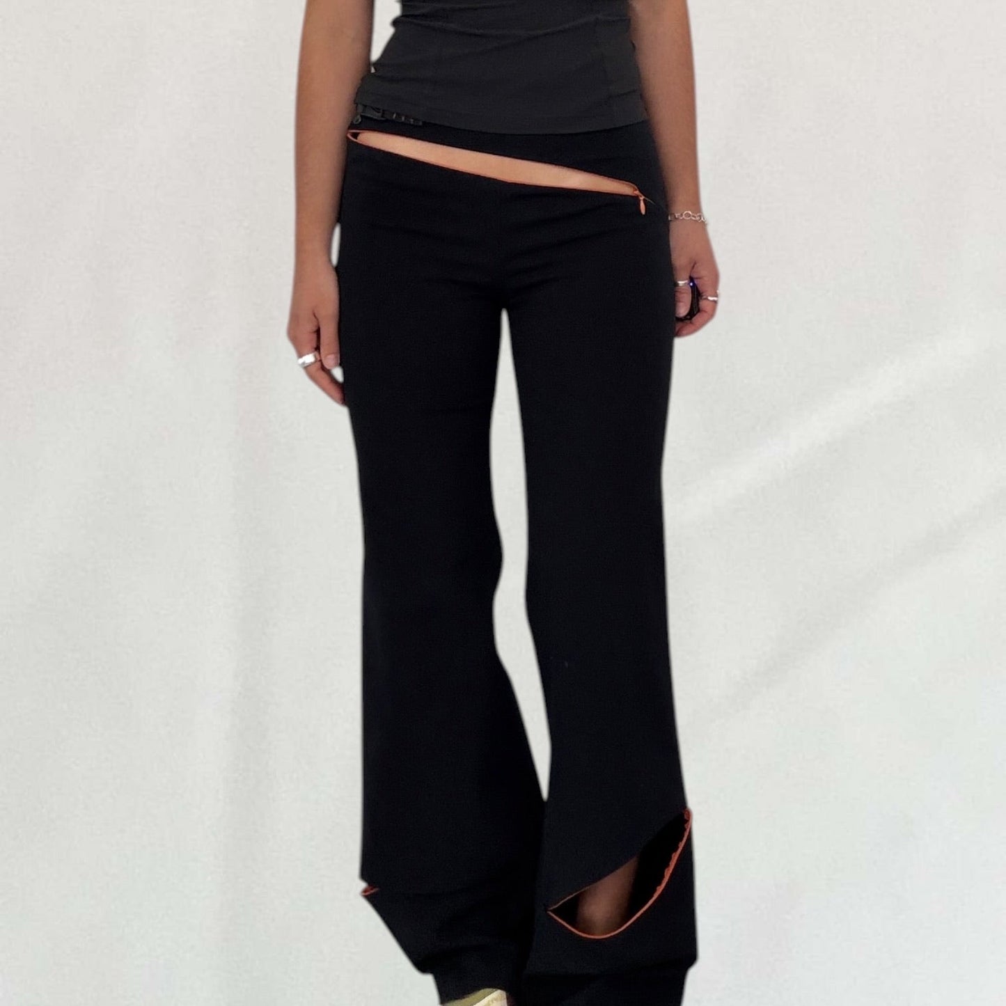 Cop Copine zipper trousers