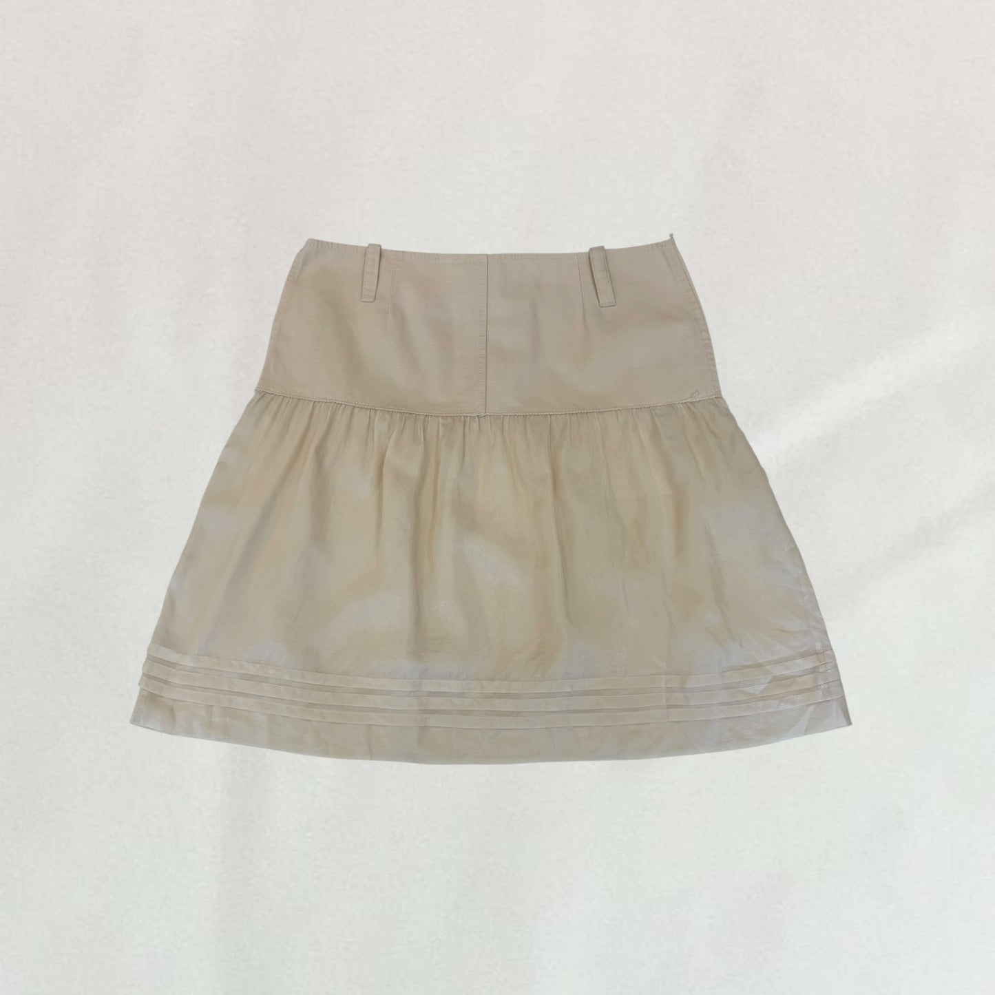 Miu Miu drop waist skirt