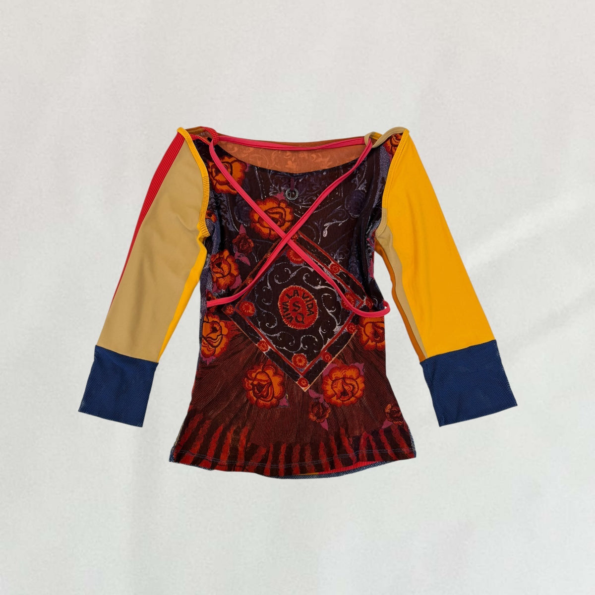 Save The Queen graphic print top
