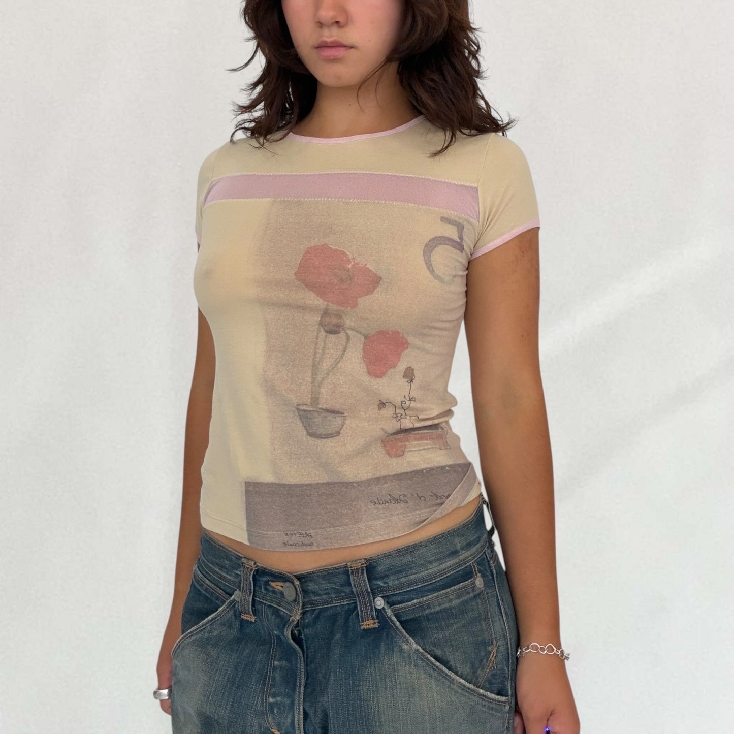 Cop Copine flower T-shirt
