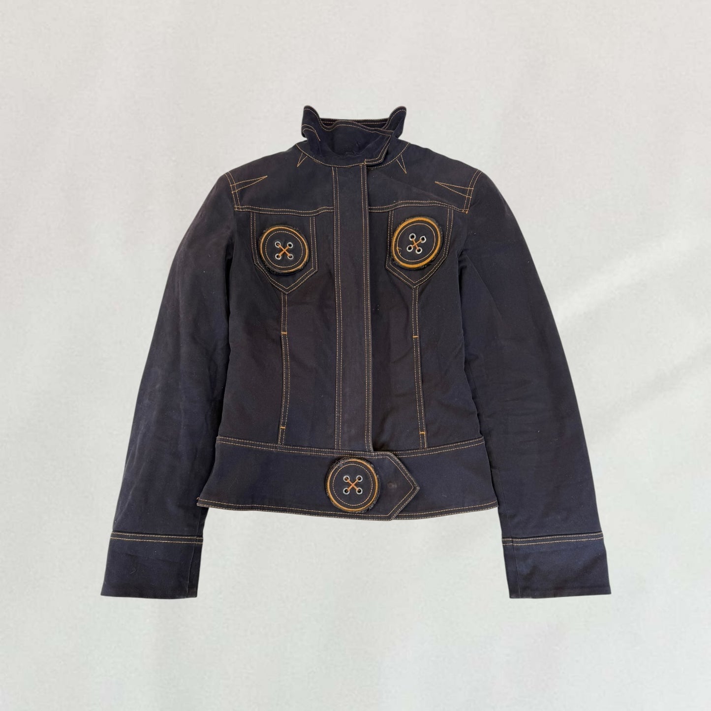 Moschino button detail jacket