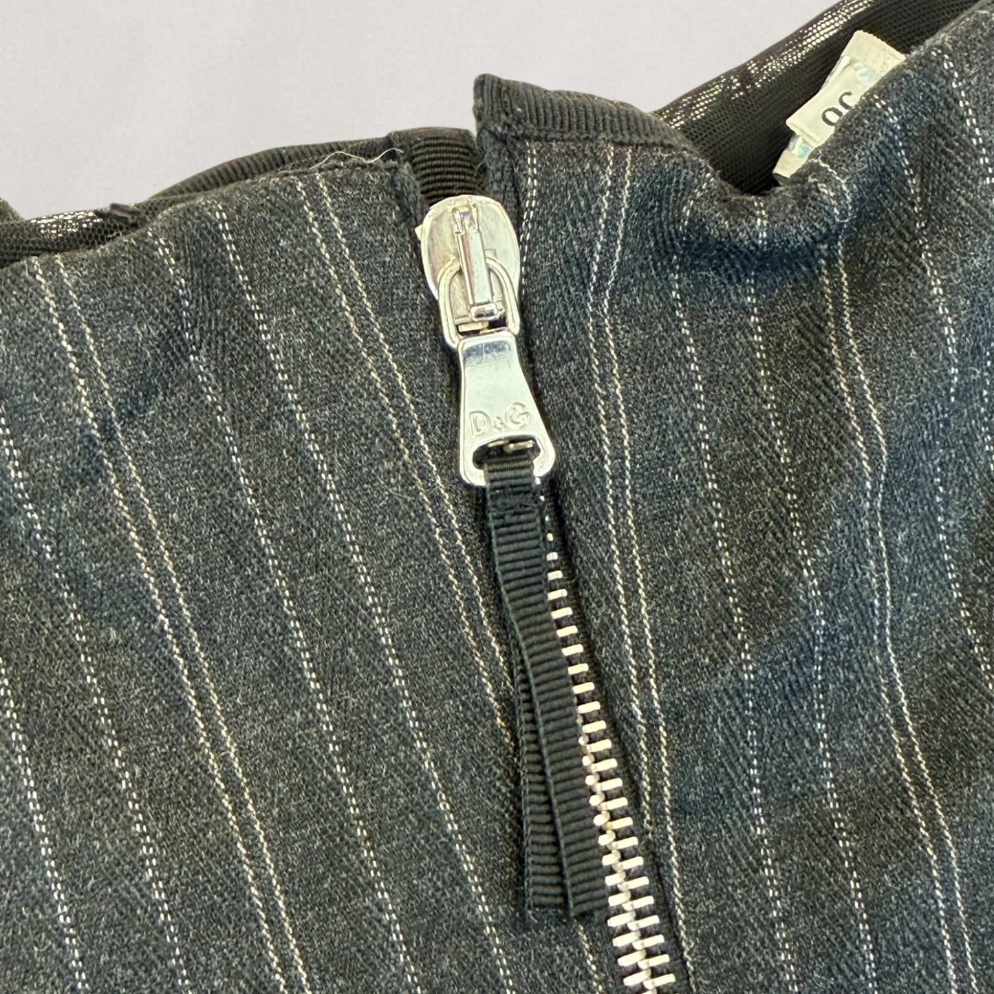 Dolce & Gabbana pinstripe corset