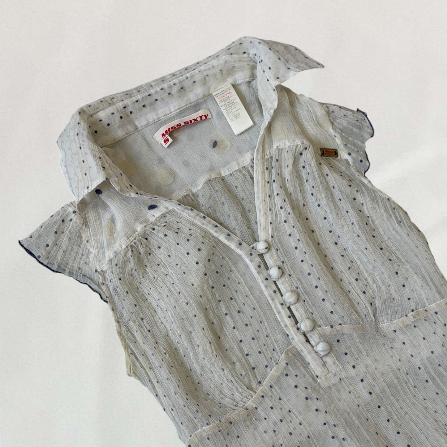 Miss Sixty polka dot vest