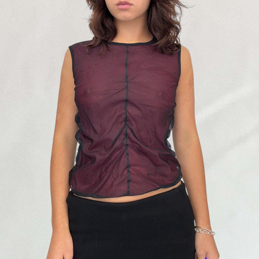Cop Copine double-layered top