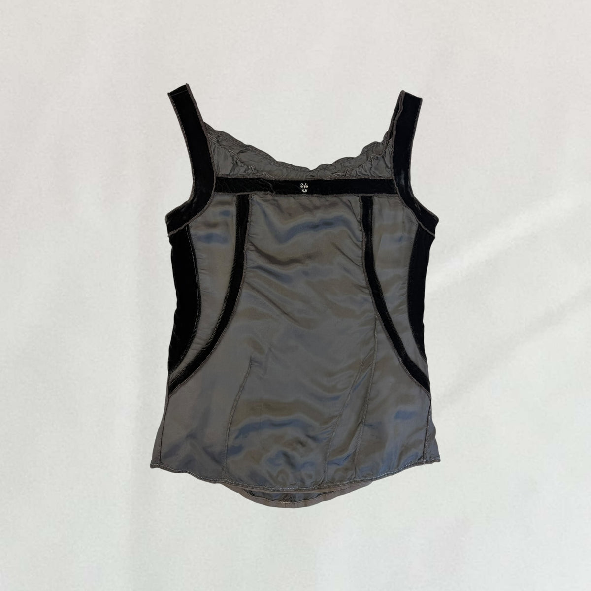 Marithé + François Girbaud satin vest