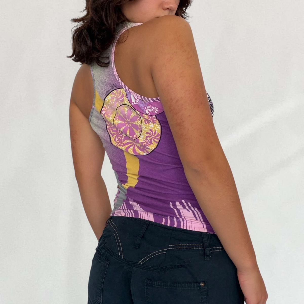 Roberto Cavalli racerback tank