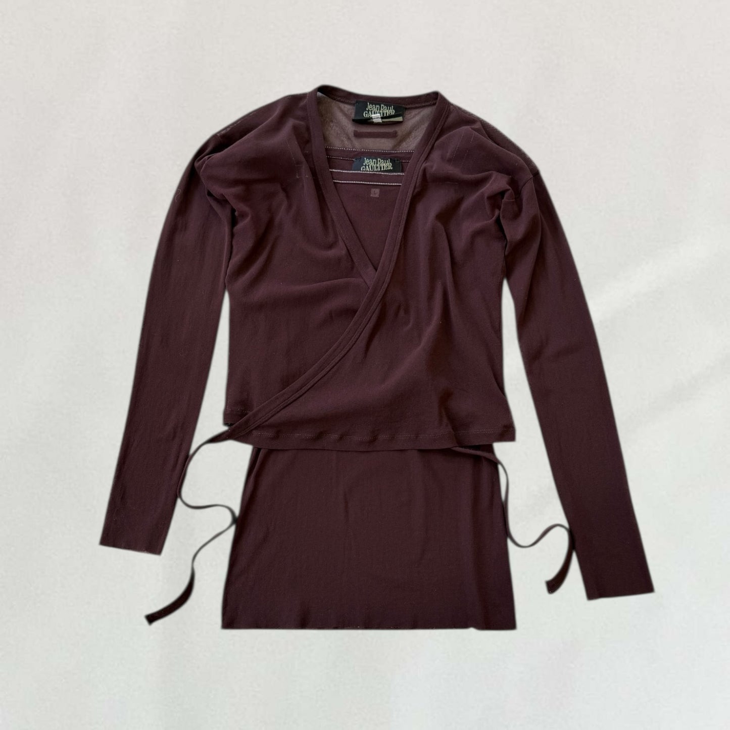 Jean Paul Gaultier wrap top set