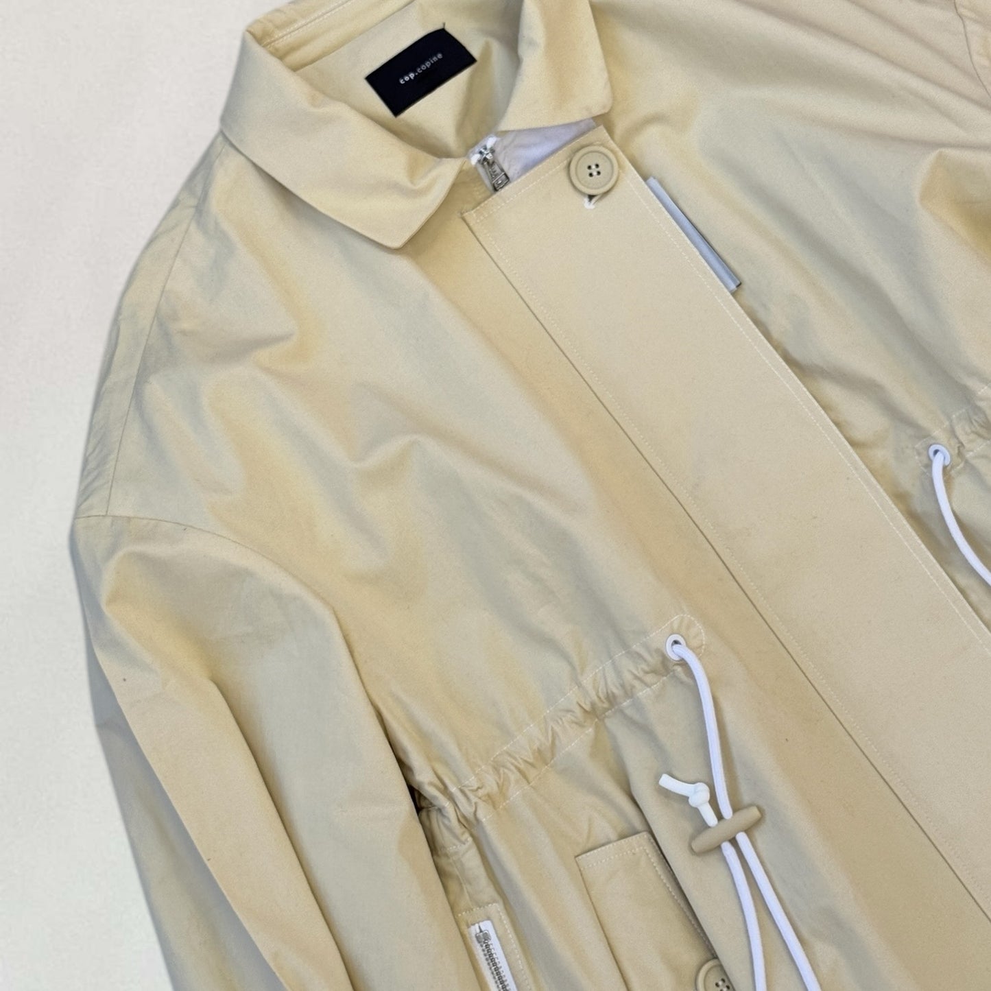 Cop Copine ruched trench coat