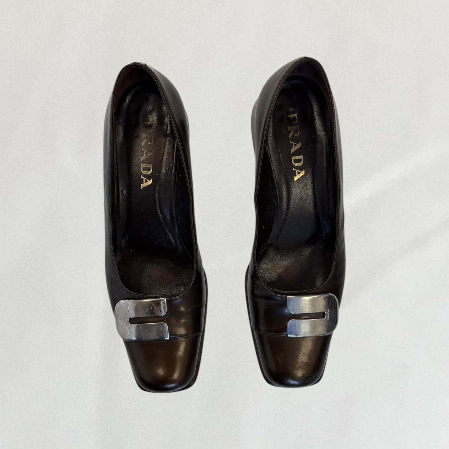 Prada loafer mules
